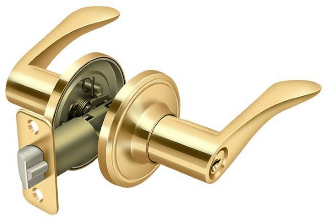 Deltana 6861 Trelawny Keyed Entry Single Cylinder Door Lever.