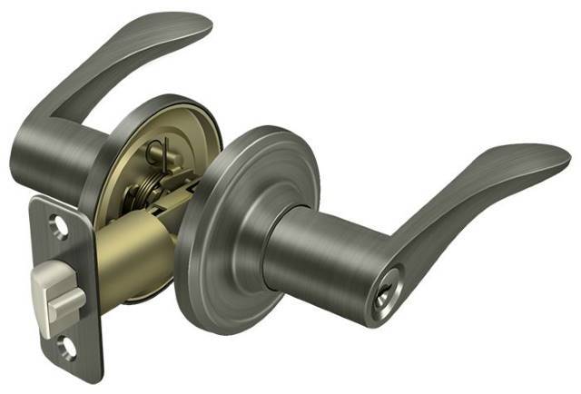 Deltana 6861 Trelawny Keyed Entry Single Cylinder Door Lever.