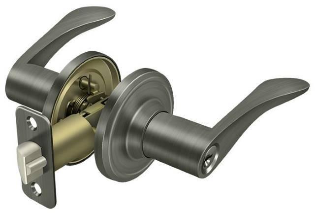Deltana 6861 Trelawny Keyed Entry Single Cylinder Door Lever.