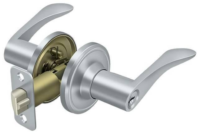 Deltana 6861 Trelawny Keyed Entry Single Cylinder Door Lever.