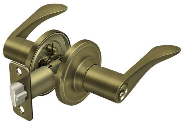 Deltana 6861 Trelawny Keyed Entry Single Cylinder Door Lever.