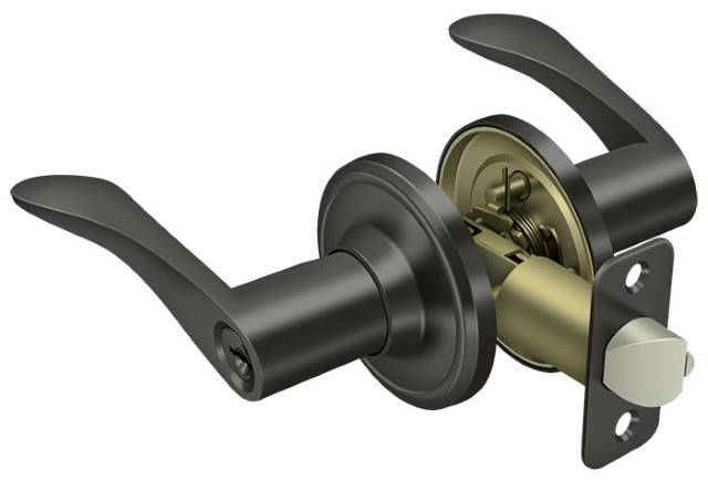 Deltana 6861L Trelawny Keyed Entry Single Cylinder Left Handed Door Lever.