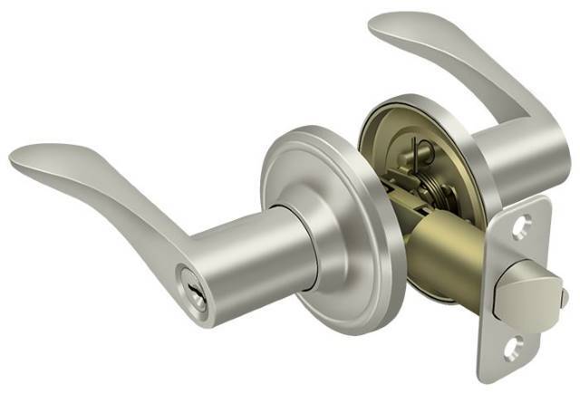 Deltana 6861L Trelawny Keyed Entry Single Cylinder Left Handed Door Lever.