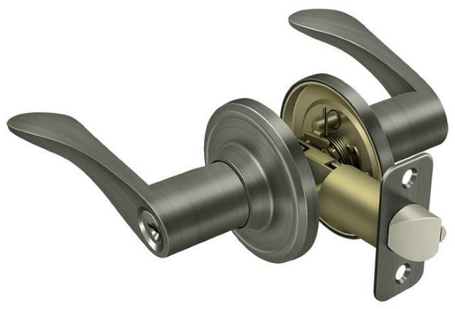 Deltana 6861L Trelawny Keyed Entry Single Cylinder Left Handed Door Lever.