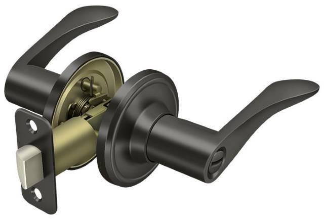 Deltana 6862 Trelawny Privacy Door Lever.