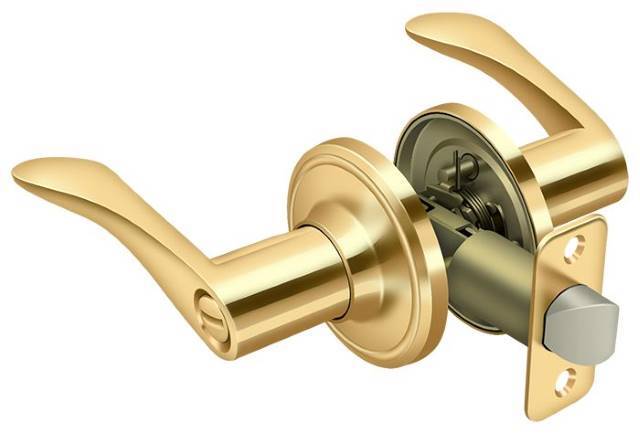 Deltana 6862L Trelawny Privacy Left Handed Door Lever.
