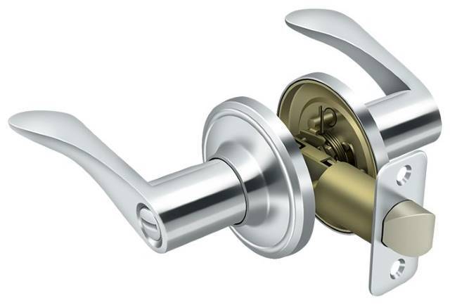 Deltana 6862L Trelawny Privacy Left Handed Door Lever.