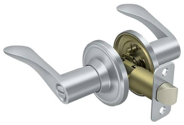 Deltana 6862L Trelawny Privacy Left Handed Door Lever.