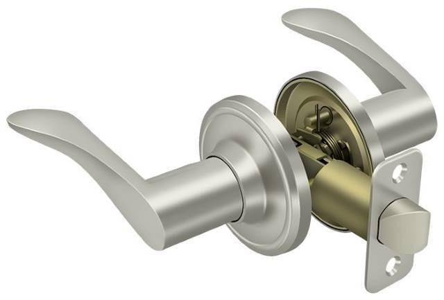 Deltana 6863L Trelawny Left Handed Passage Door Lever.