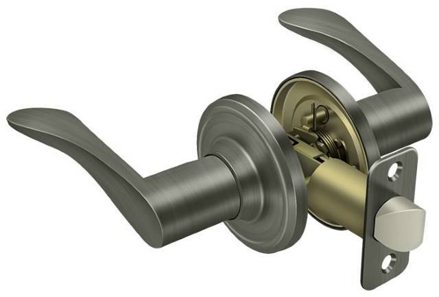 Deltana 6863L Trelawny Left Handed Passage Door Lever.