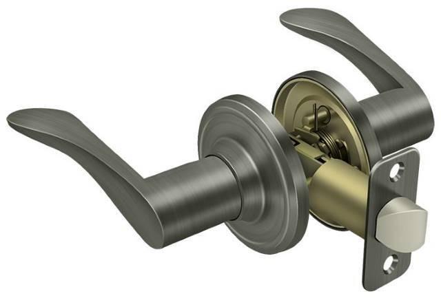 Deltana 6863L Trelawny Left Handed Passage Door Lever.