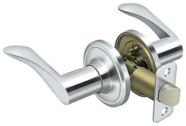 Deltana 6863L Trelawny Left Handed Passage Door Lever.