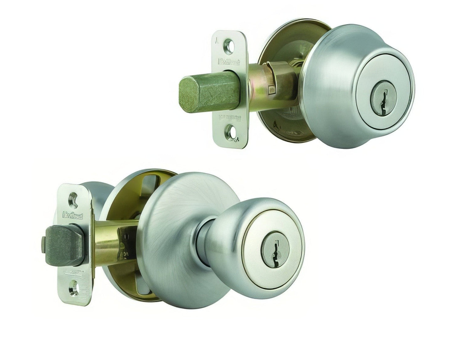 Kwikset 690T Tylo Knobset Combo Pack with Single Cylinder Deadbolt