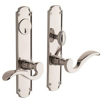 Baldwin 6942.ENTR Bismark Single Cylinder Mortise Handleset Trim Set