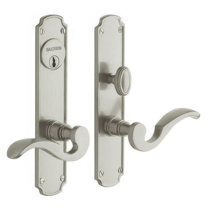 Baldwin 6942.ENTR Bismark Single Cylinder Mortise Handleset Trim Set