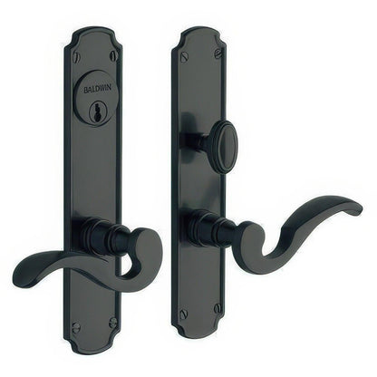 Baldwin 6942.ENTR Bismark Single Cylinder Mortise Handleset Trim Set