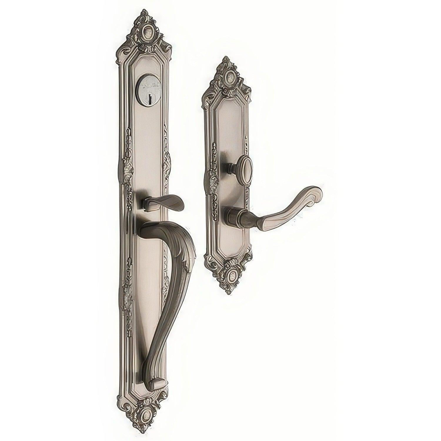 Baldwin 6950.RENT Kensington Right Hand Single Cylinder Mortise Handleset Trim Set