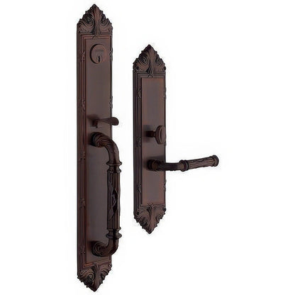 Baldwin 6952.RENT Edinburgh Right Hand Single Cylinder Mortise Handleset Trim Set.