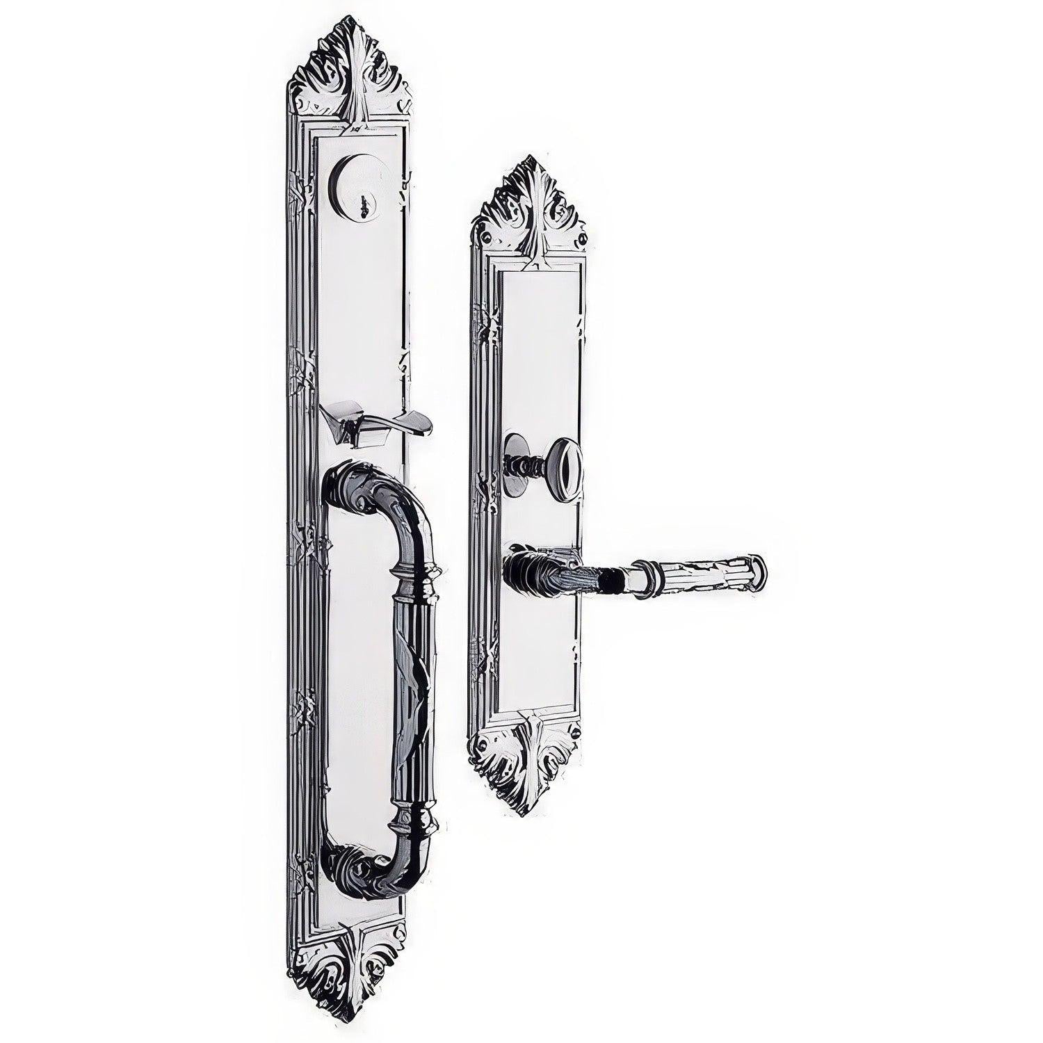 Baldwin 6952.LFD Edinburgh Left Hand Dummy Handleset Trim Set.