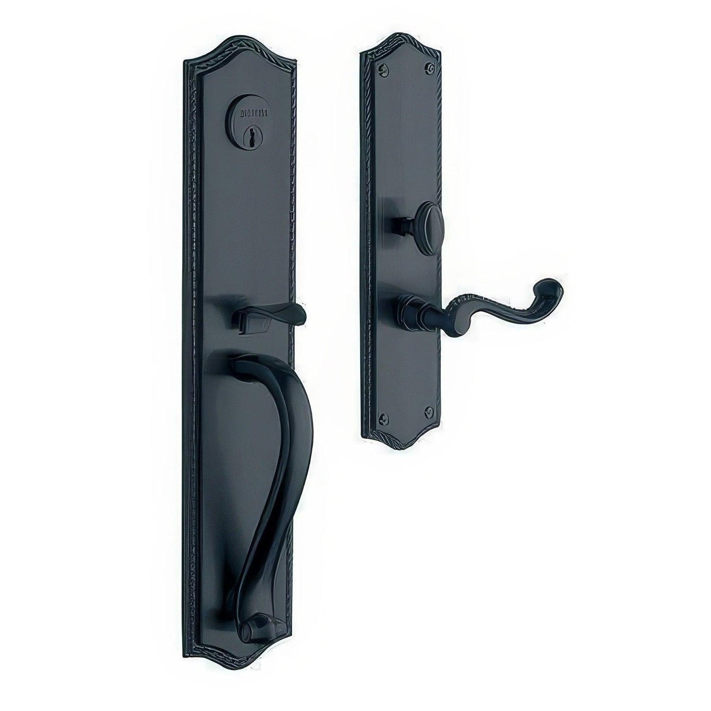 Baldwin 6963.LENT Bristol Left Hand Single Cylinder Mortise Handleset Trim Set.