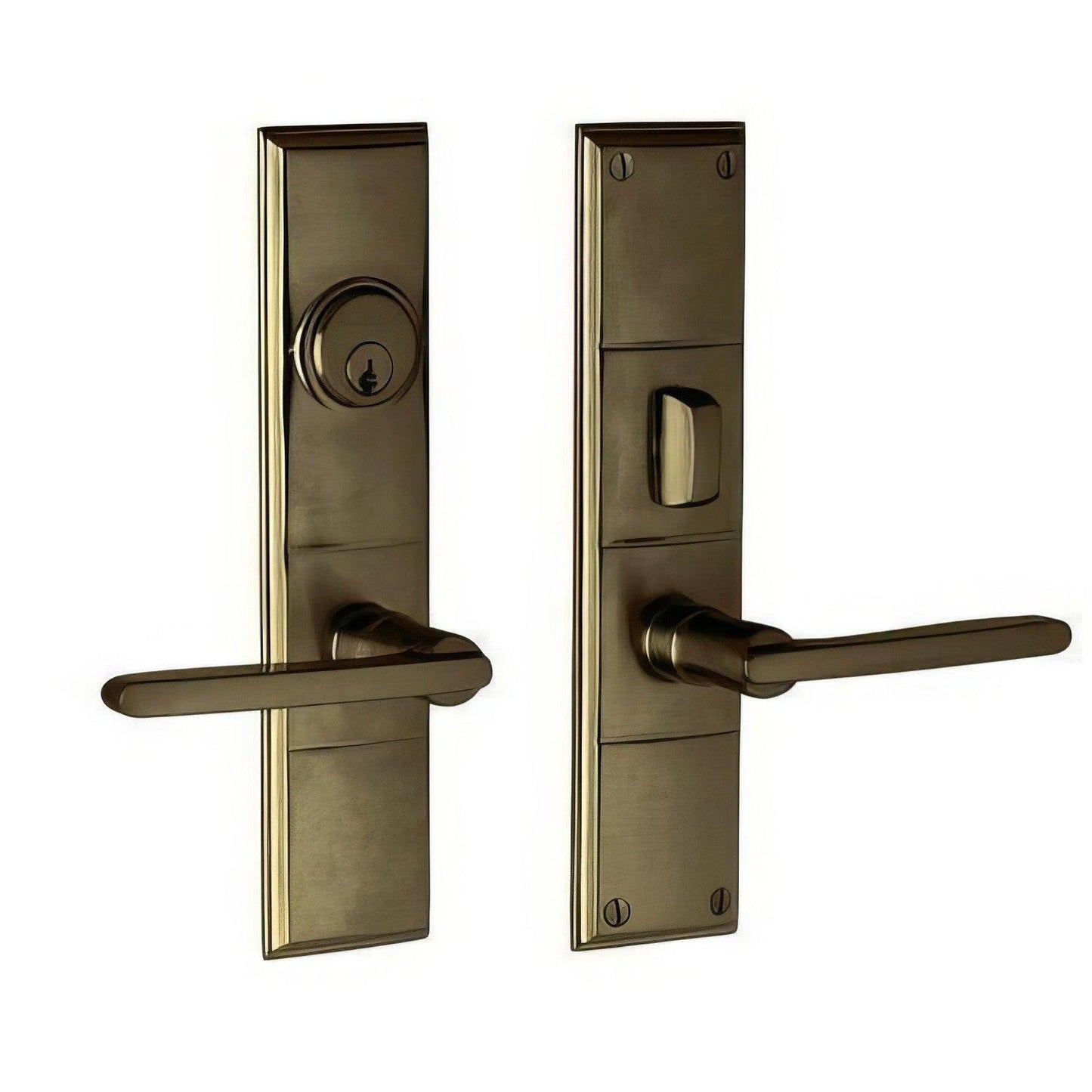 Baldwin 6973.FD Houston Dummy Handleset Trim Set.
