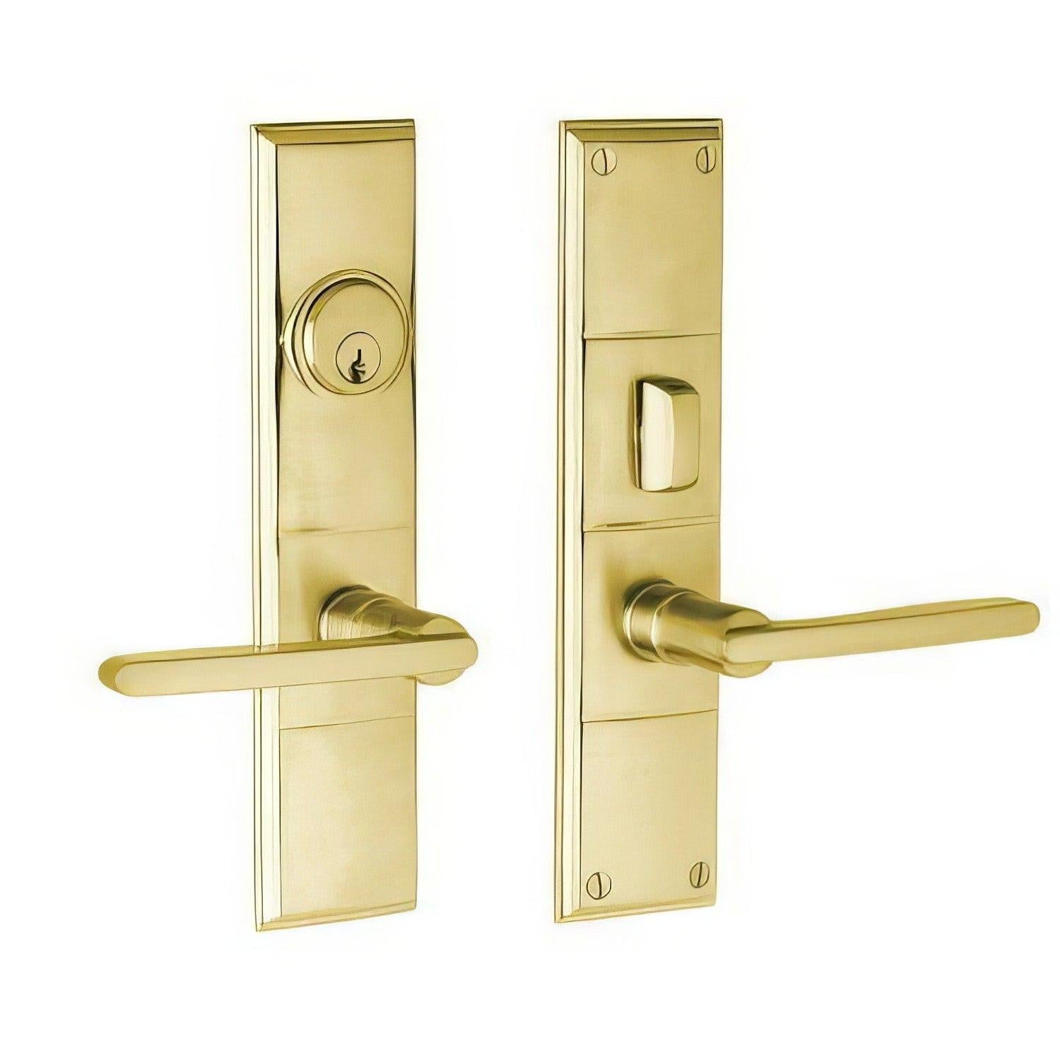 Baldwin 6973.ENTR Houston Single Cylinder Mortise Handleset Trim Set.