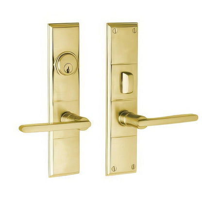 Baldwin 6973.ENTR Houston Single Cylinder Mortise Handleset Trim Set.