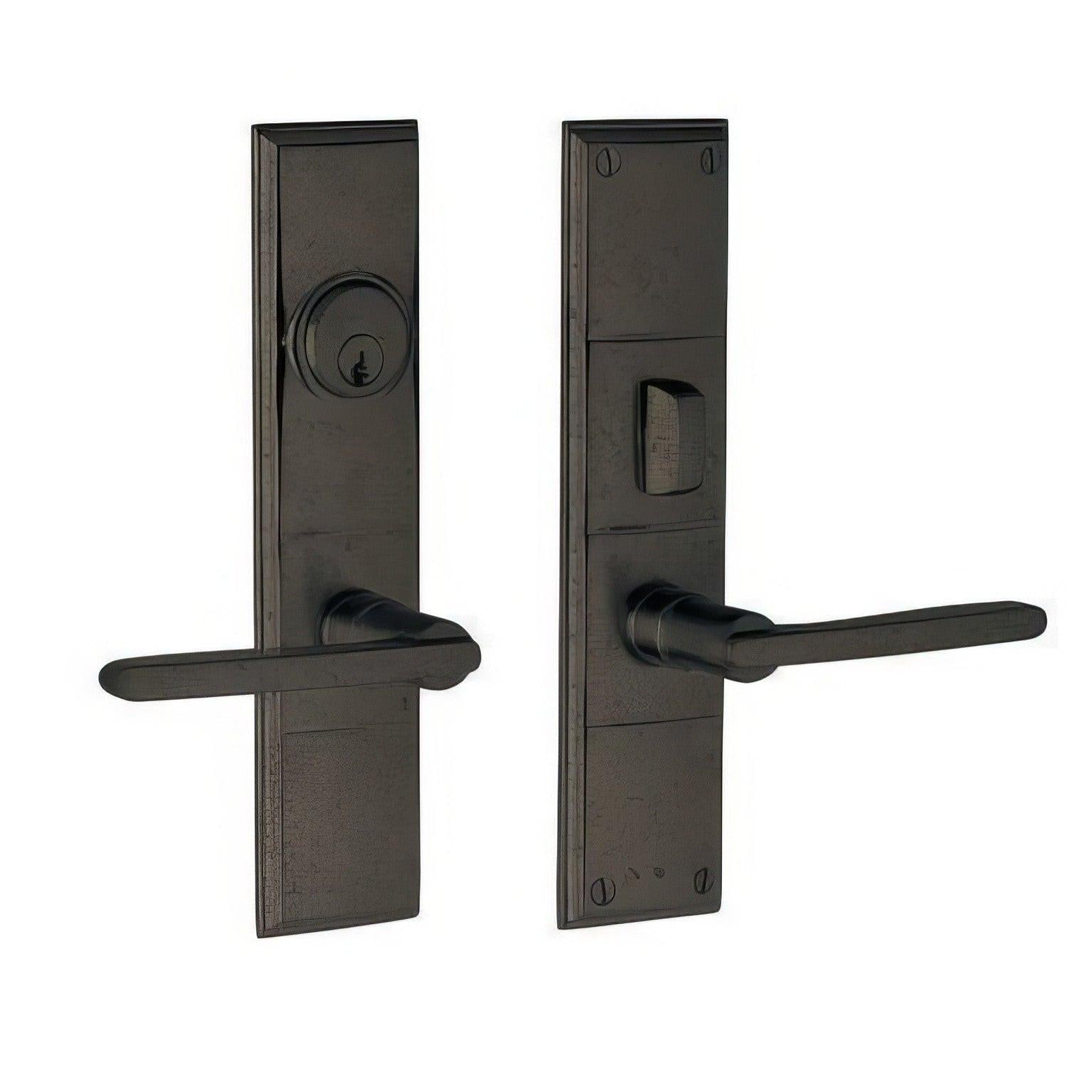 Baldwin 6973.FD Houston Dummy Handleset Trim Set.