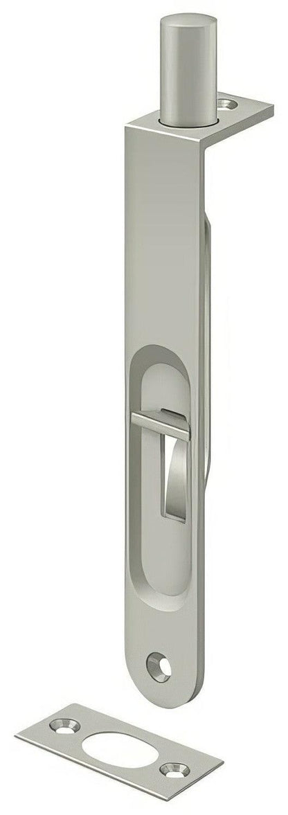 Deltana 6FBR 6" Round Edge HD Flush Bolt.