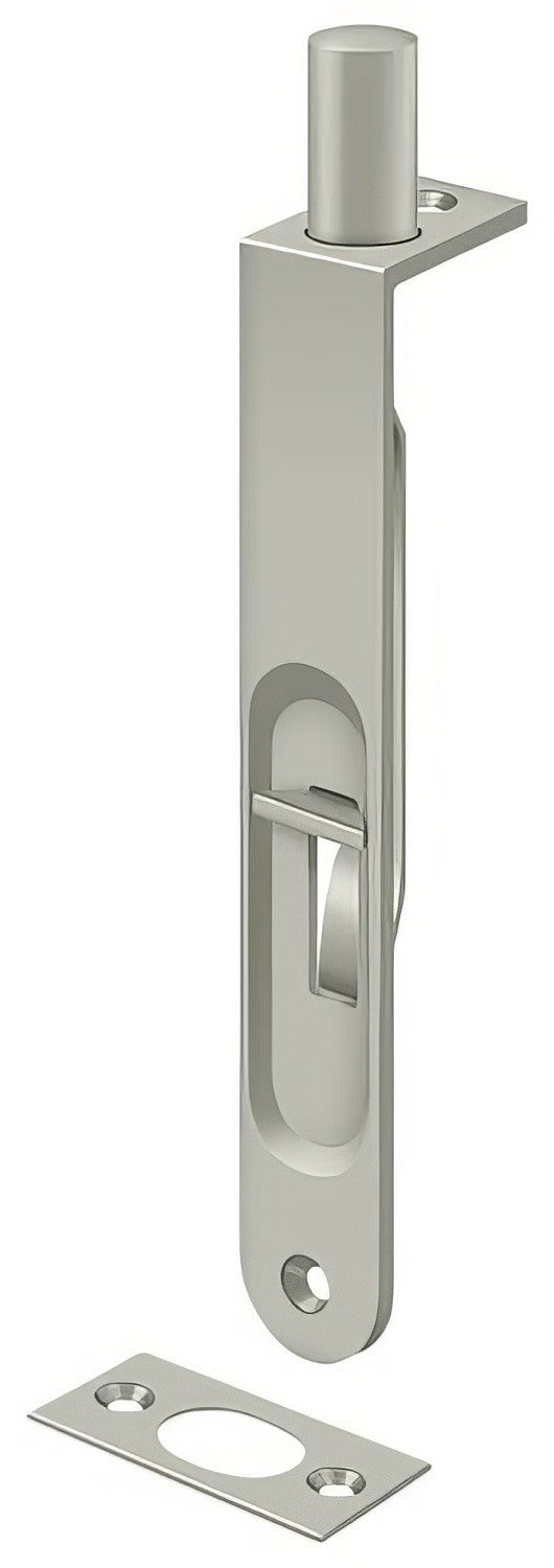 Deltana 6FBR 6" Round Edge HD Flush Bolt.