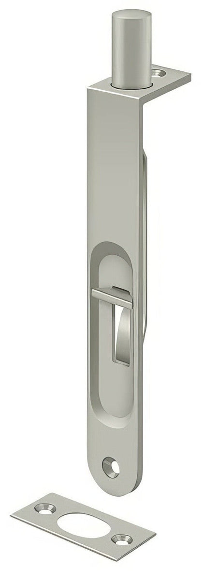 Deltana 6FBR 6" Round Edge HD Flush Bolt.
