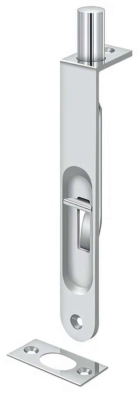 Deltana 6FBR 6" Round Edge HD Flush Bolt.
