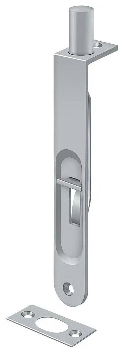 Deltana 6FBR 6" Round Edge HD Flush Bolt.
