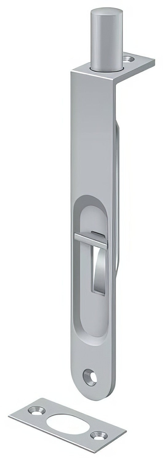 Deltana 6FBR 6" Round Edge HD Flush Bolt.