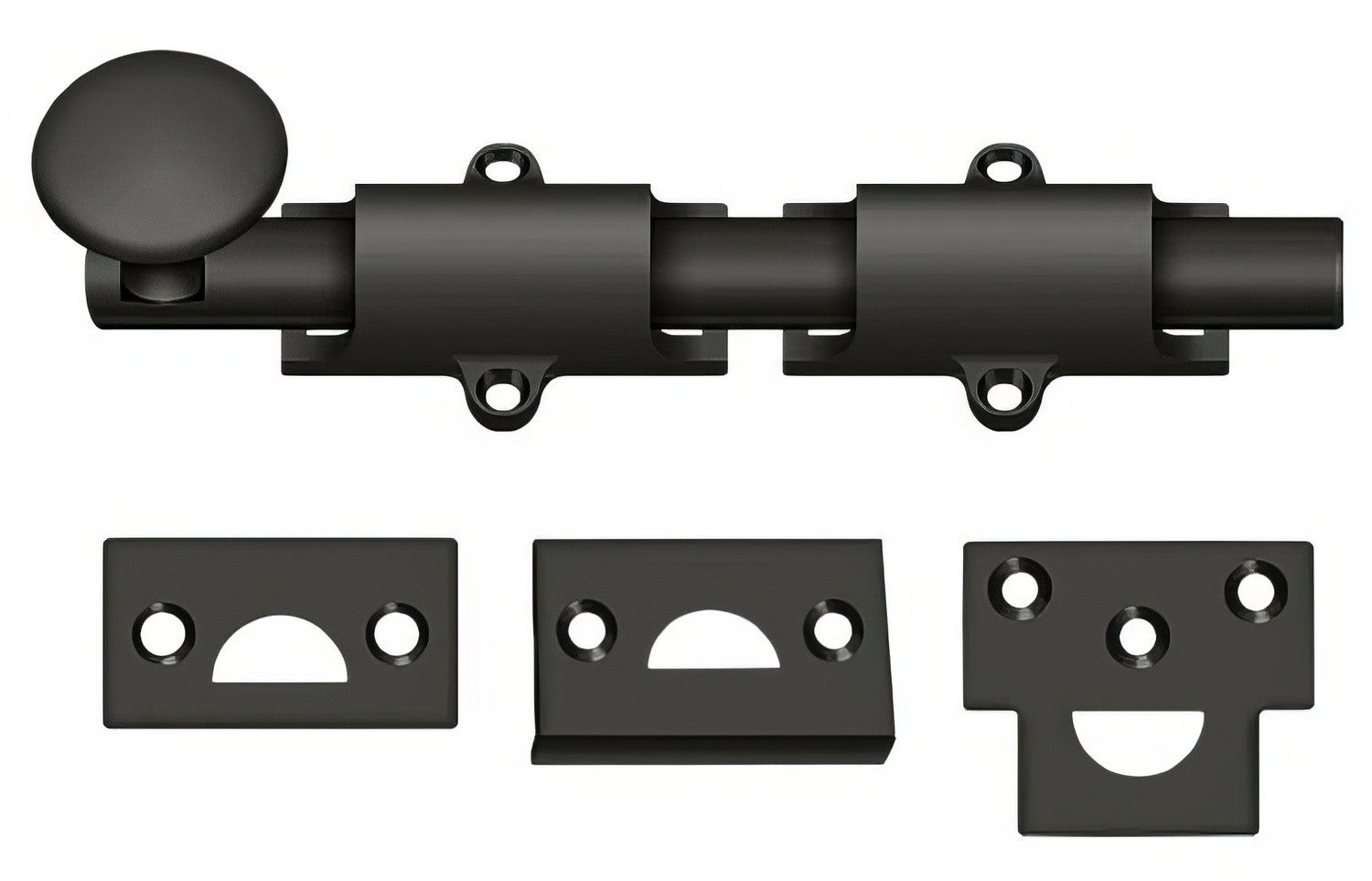 Deltana 6SB 6" Security Surface Bolt