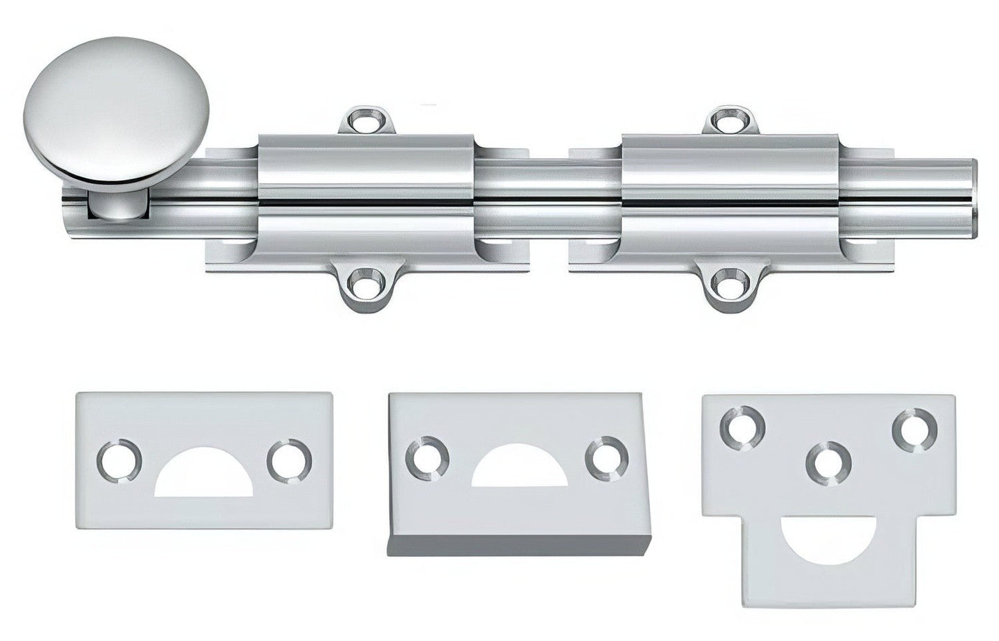 Deltana 6SB 6" Security Surface Bolt