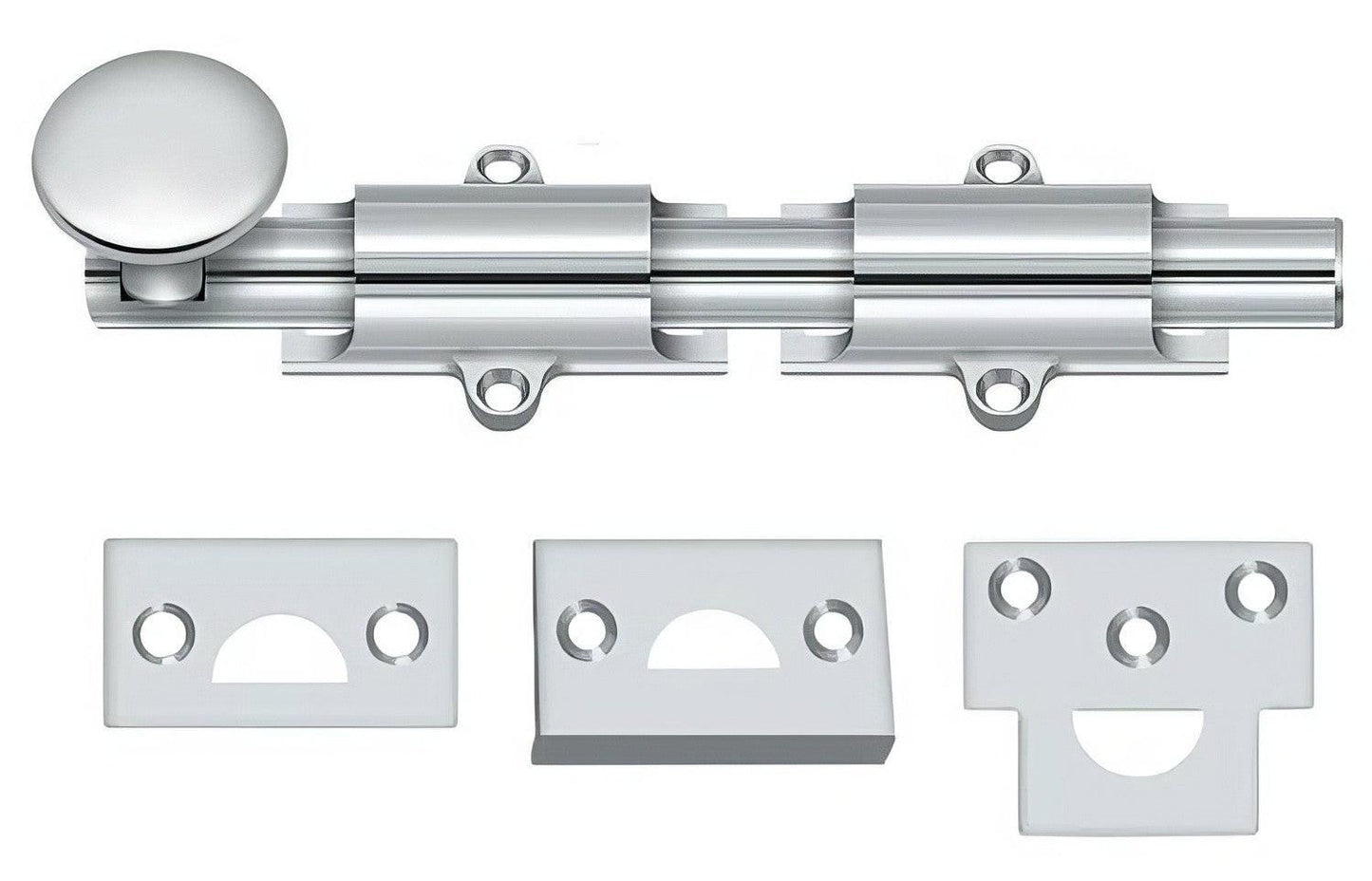 Deltana 6SB 6" Security Surface Bolt