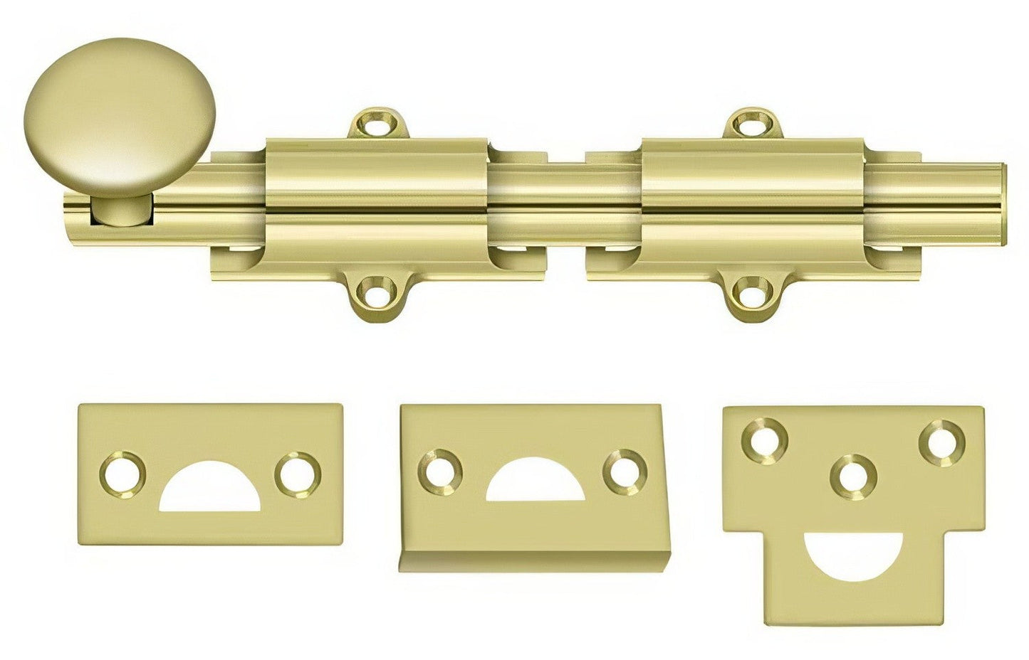 Deltana 6SB 6" Security Surface Bolt