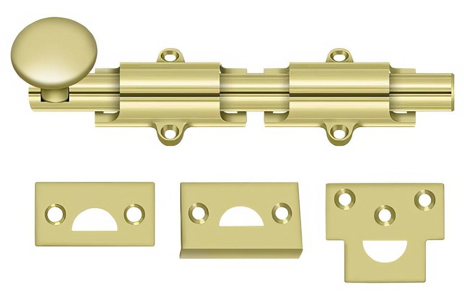 Deltana 6SB 6" Security Surface Bolt