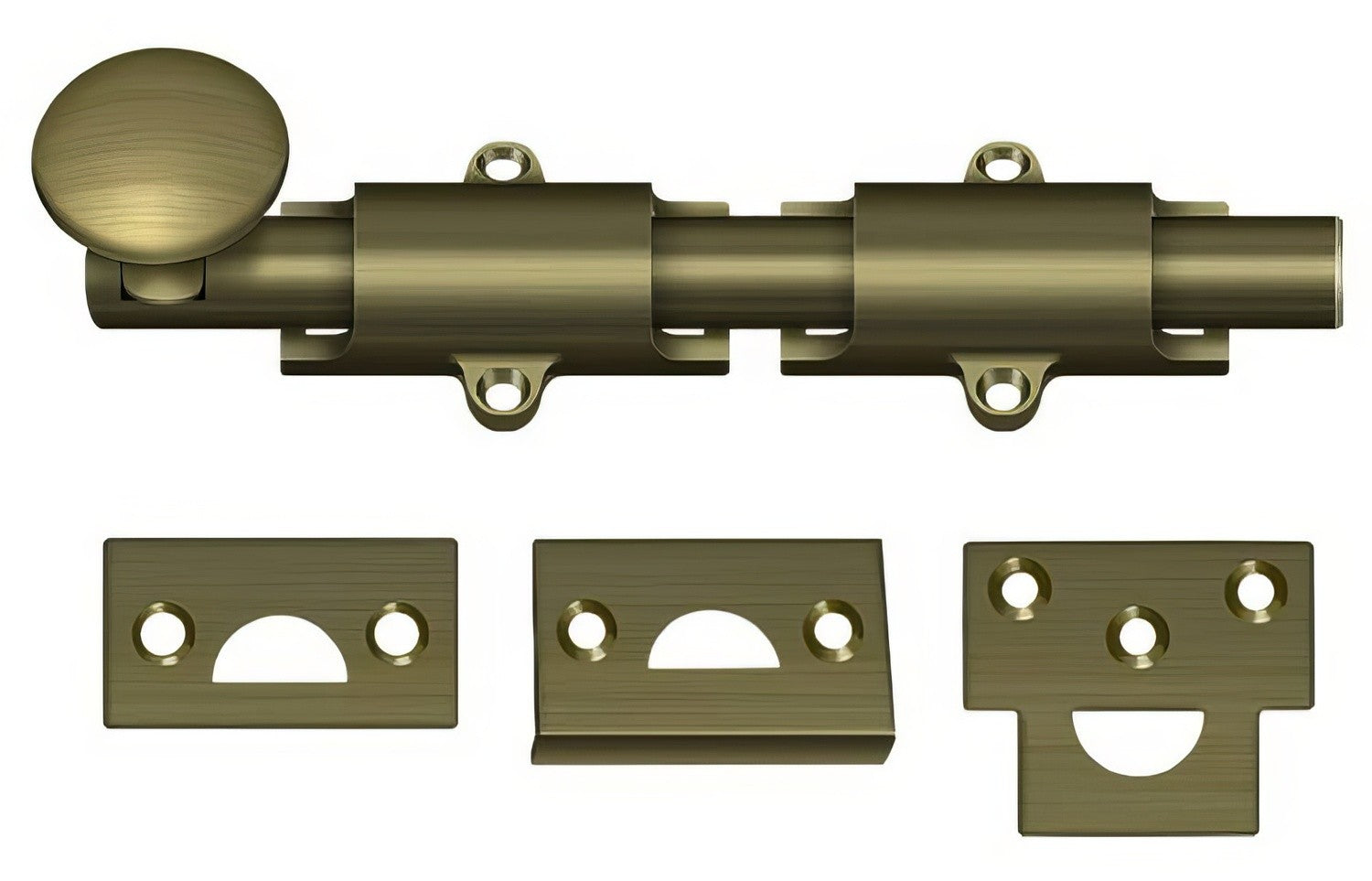 Deltana 6SB 6" Security Surface Bolt