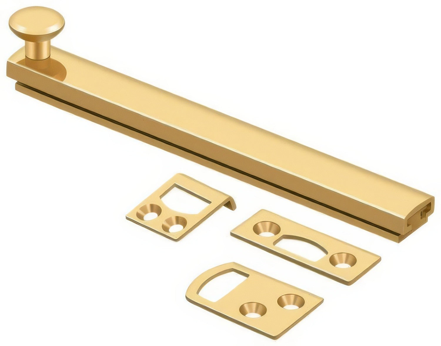 Deltana 6SBCS 6" Surface Bolt with Concealed Screws