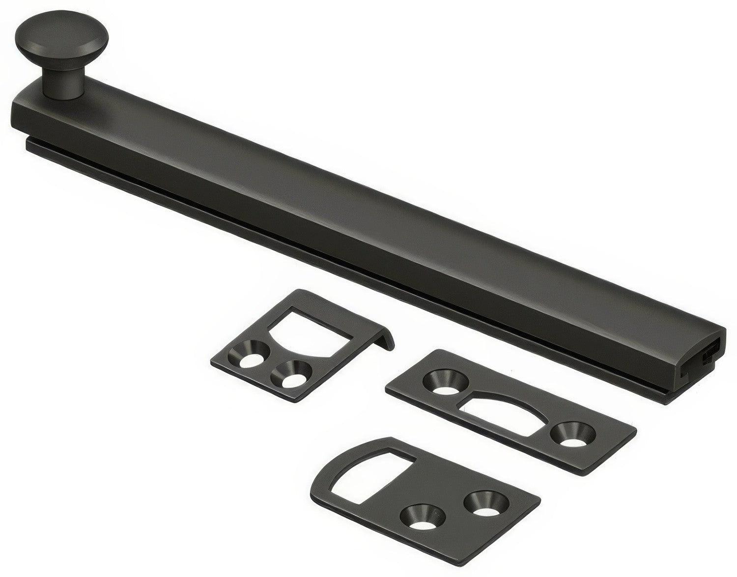 Deltana 6SBCS 6" Surface Bolt with Concealed Screws