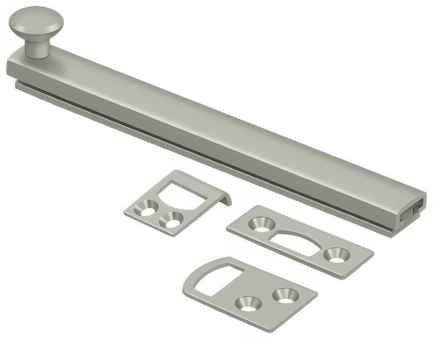 Deltana 6SBCS 6" Surface Bolt with Concealed Screws