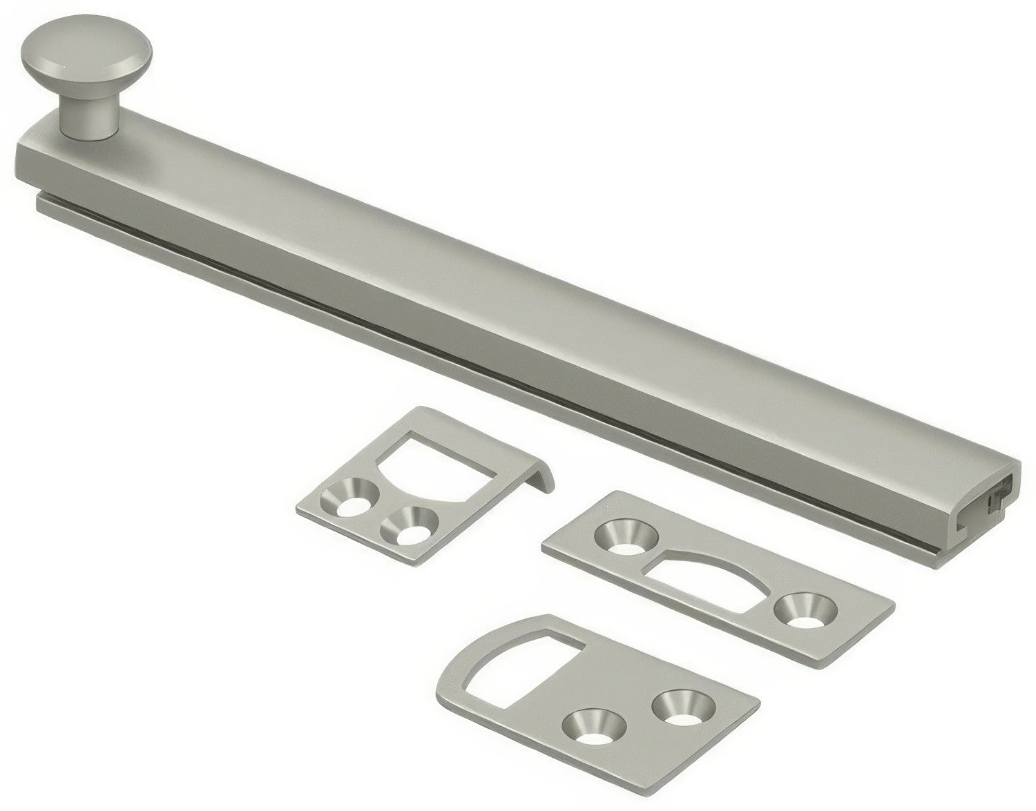 Deltana 6SBCS 6" Surface Bolt with Concealed Screws