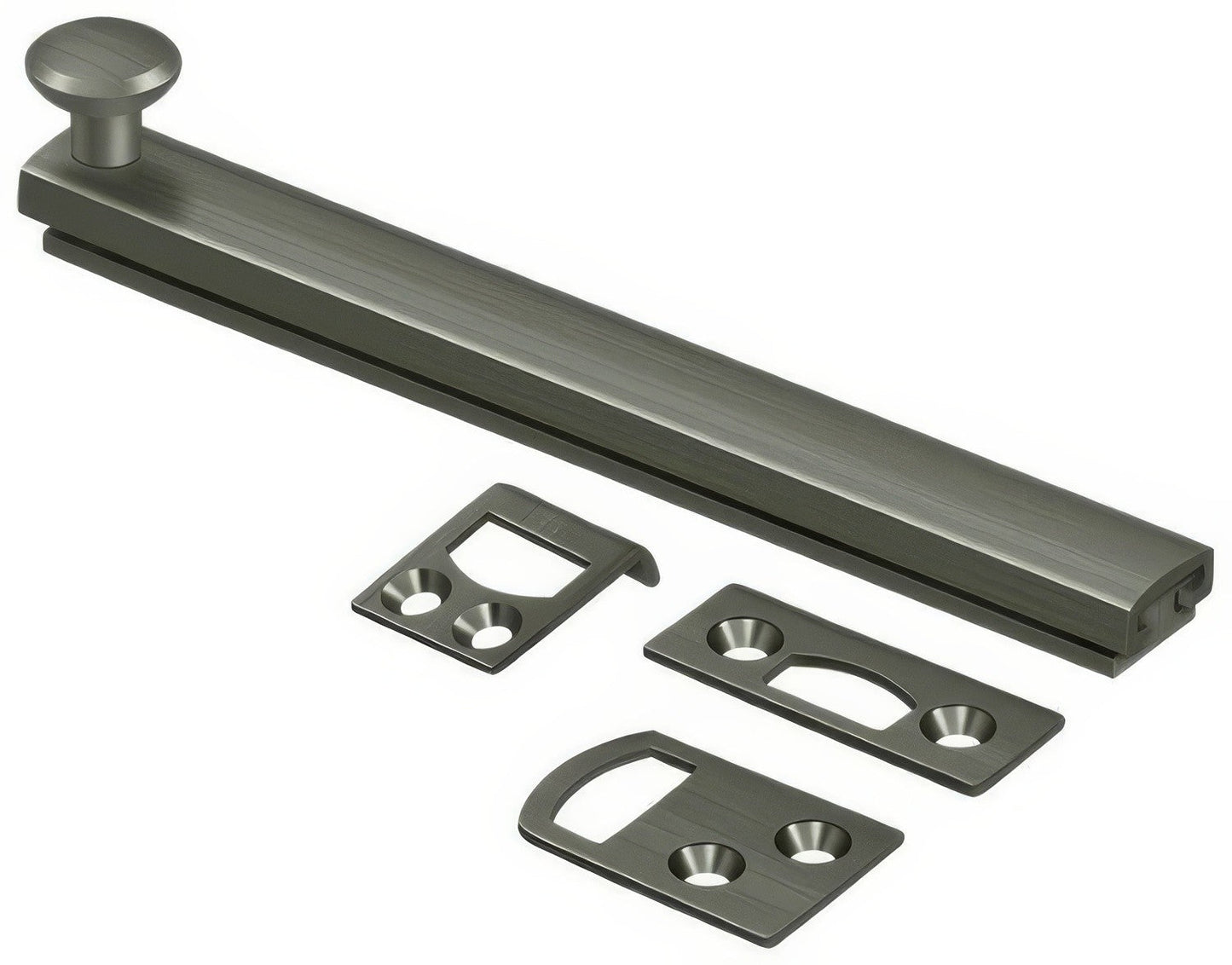 Deltana 6SBCS 6" Surface Bolt with Concealed Screws
