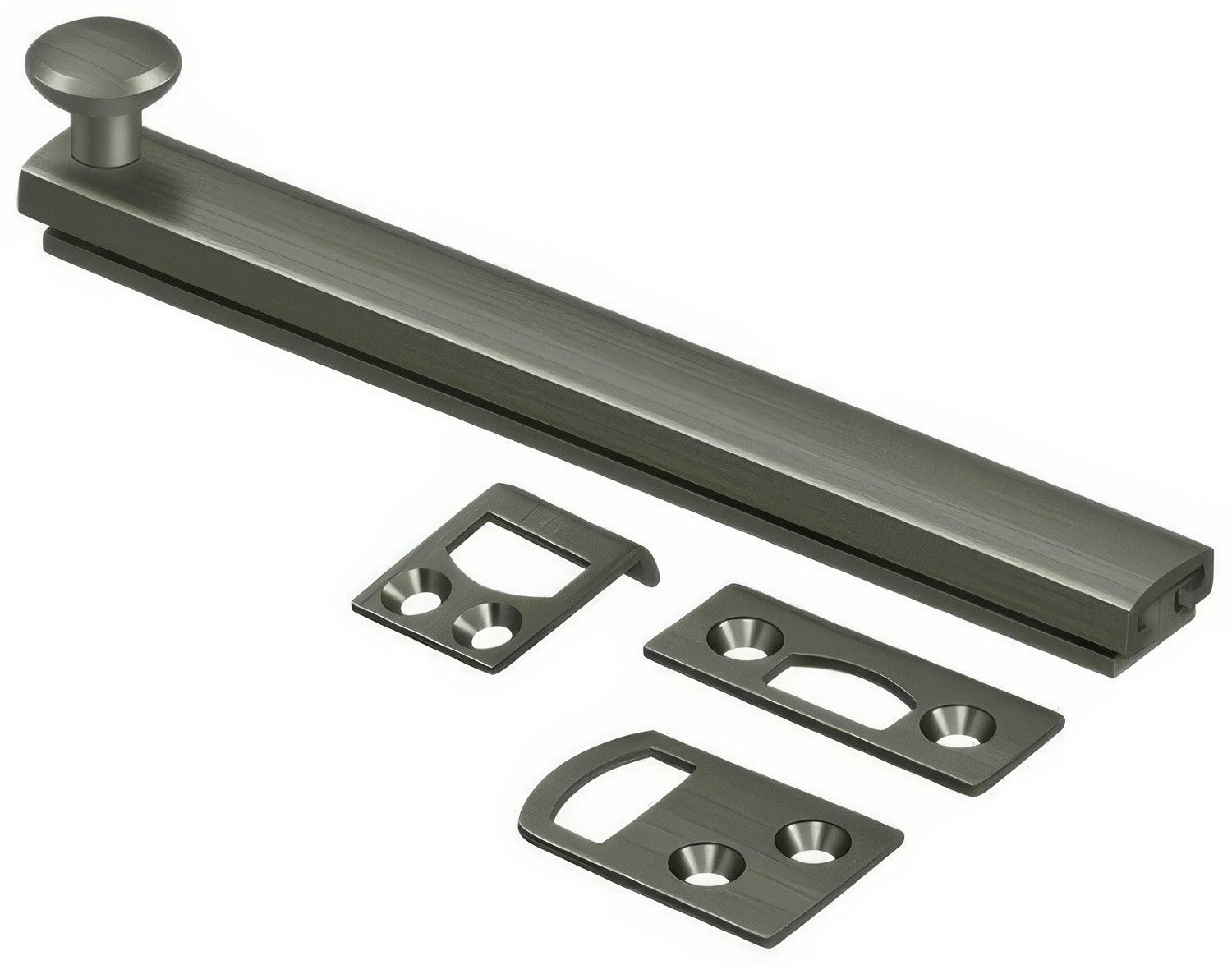 Deltana 6SBCS 6" Surface Bolt with Concealed Screws
