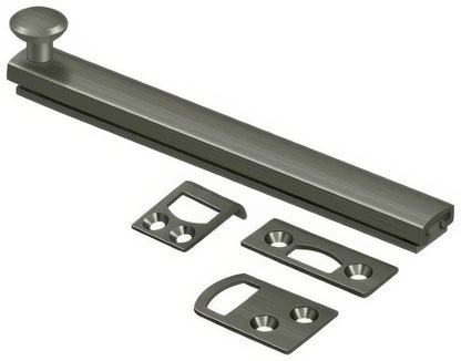 Deltana 6SBCS 6" Surface Bolt with Concealed Screws