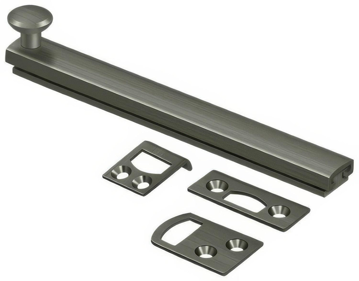 Deltana 6SBCS 6" Surface Bolt with Concealed Screws