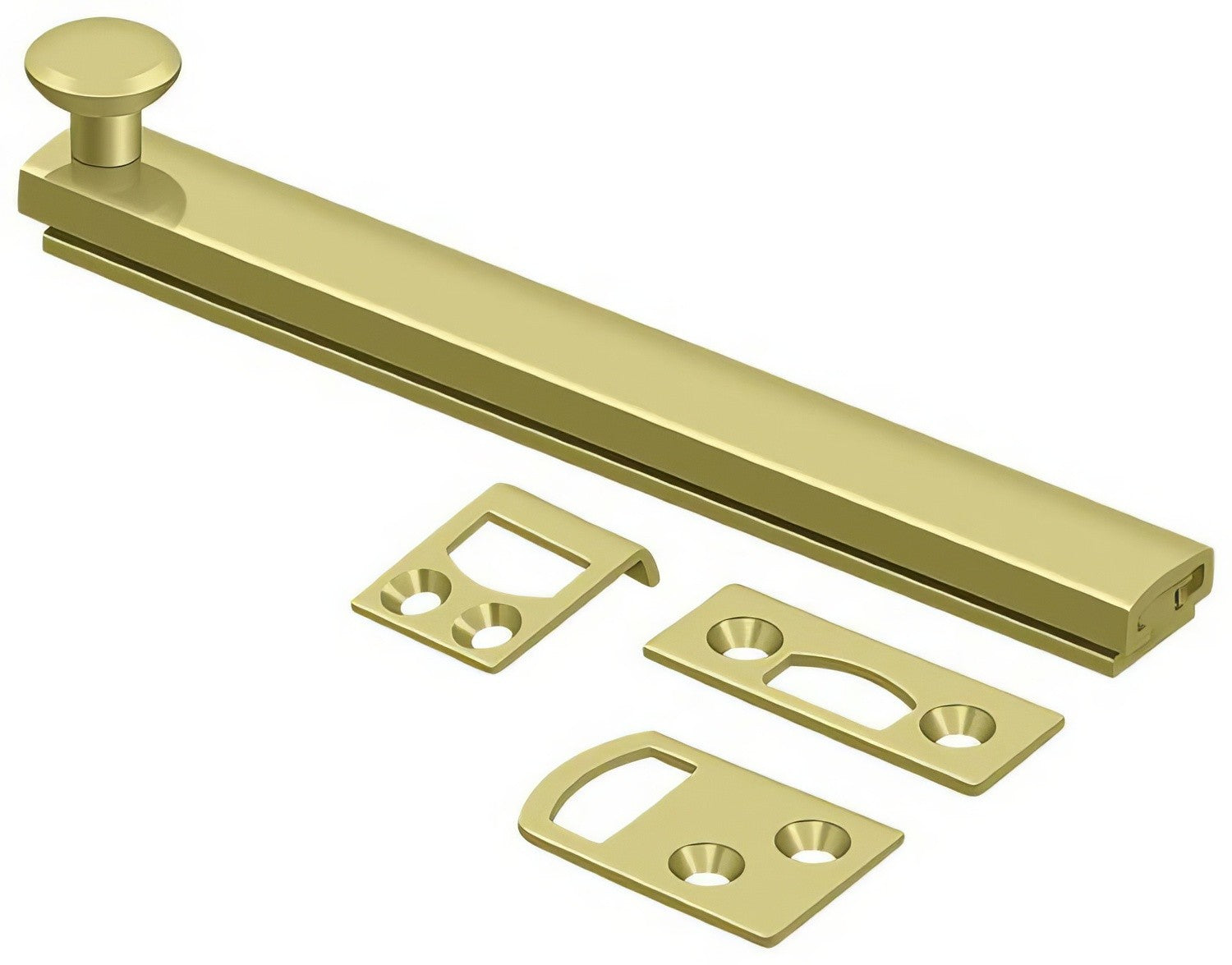 Deltana 6SBCS 6" Surface Bolt with Concealed Screws