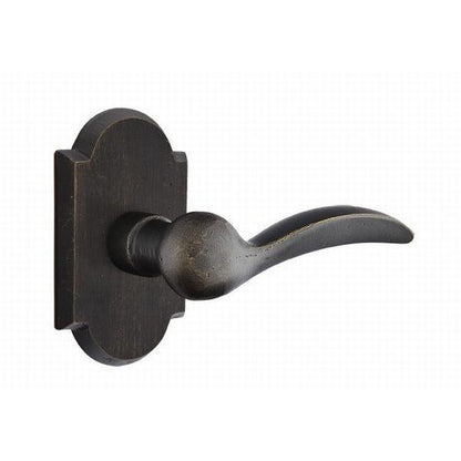 Emtek 7058D Durango Dummy Door Lever Pair with Style # 1 Rose
